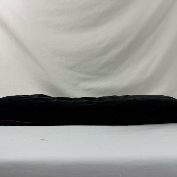 Vintage Brown and Black Fur Hand Warmer Purse Velvet Backing Zipper - Picture 4 of 14